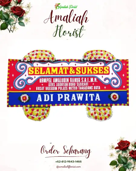 Papan Bunga Ucapan Selamat Klantingsari