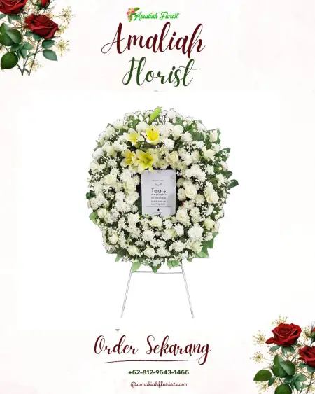 Krans Bunga Duka Klantingsari