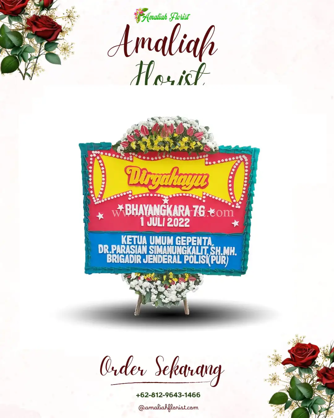 Papan Bunga HUT Ulang Tahun Klantingsari